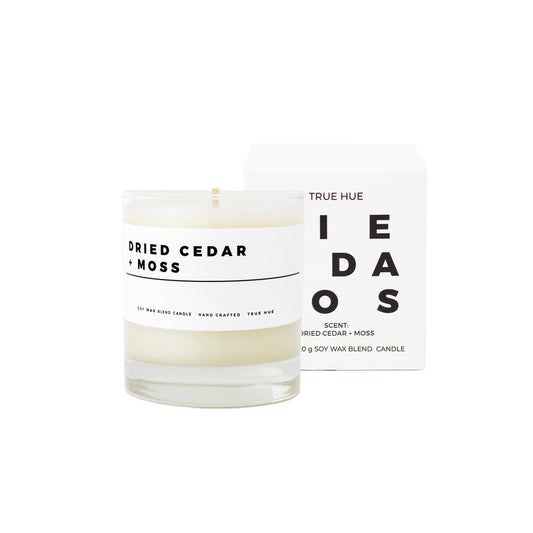 Dried Cedar + Moss Candle
