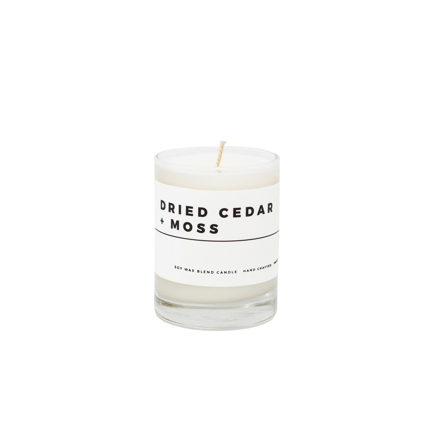 Dried Cedar + Moss Mini Candle