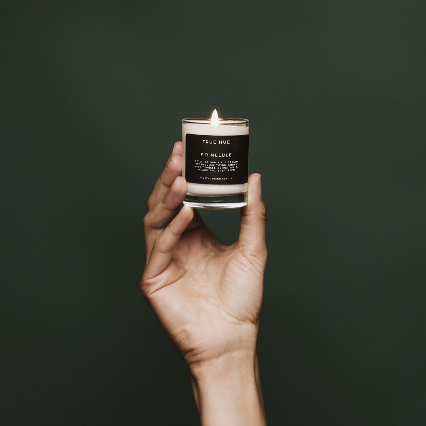 Fir Needle Mini Candle