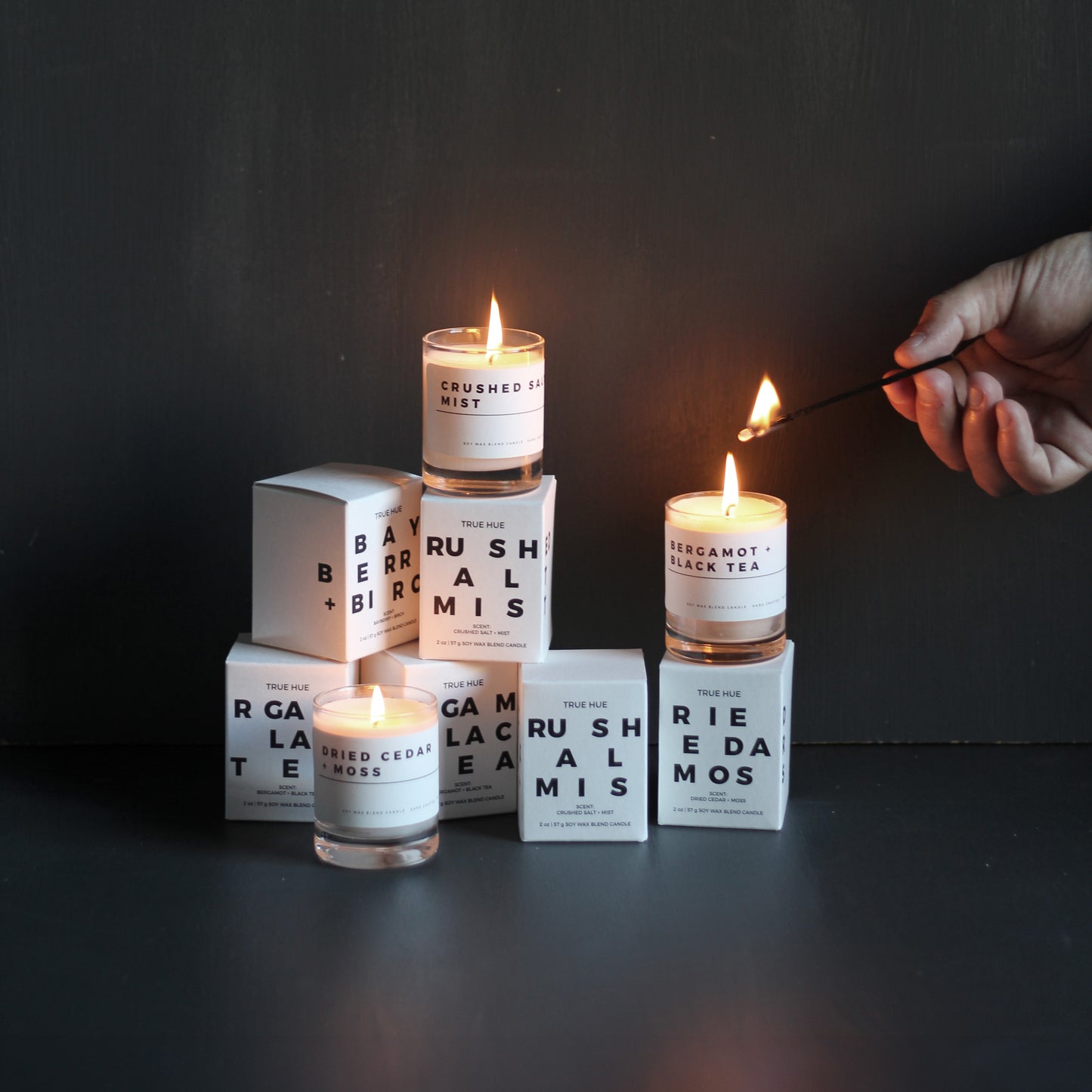 Crushed Salt + Mist Mini Candle