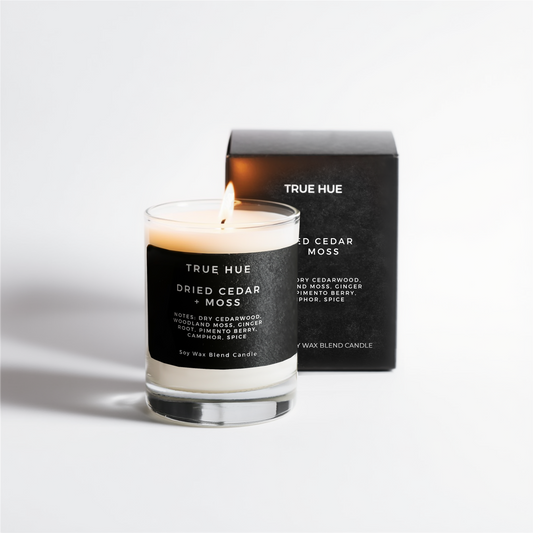 Dried Cedar + Moss Mini Candle