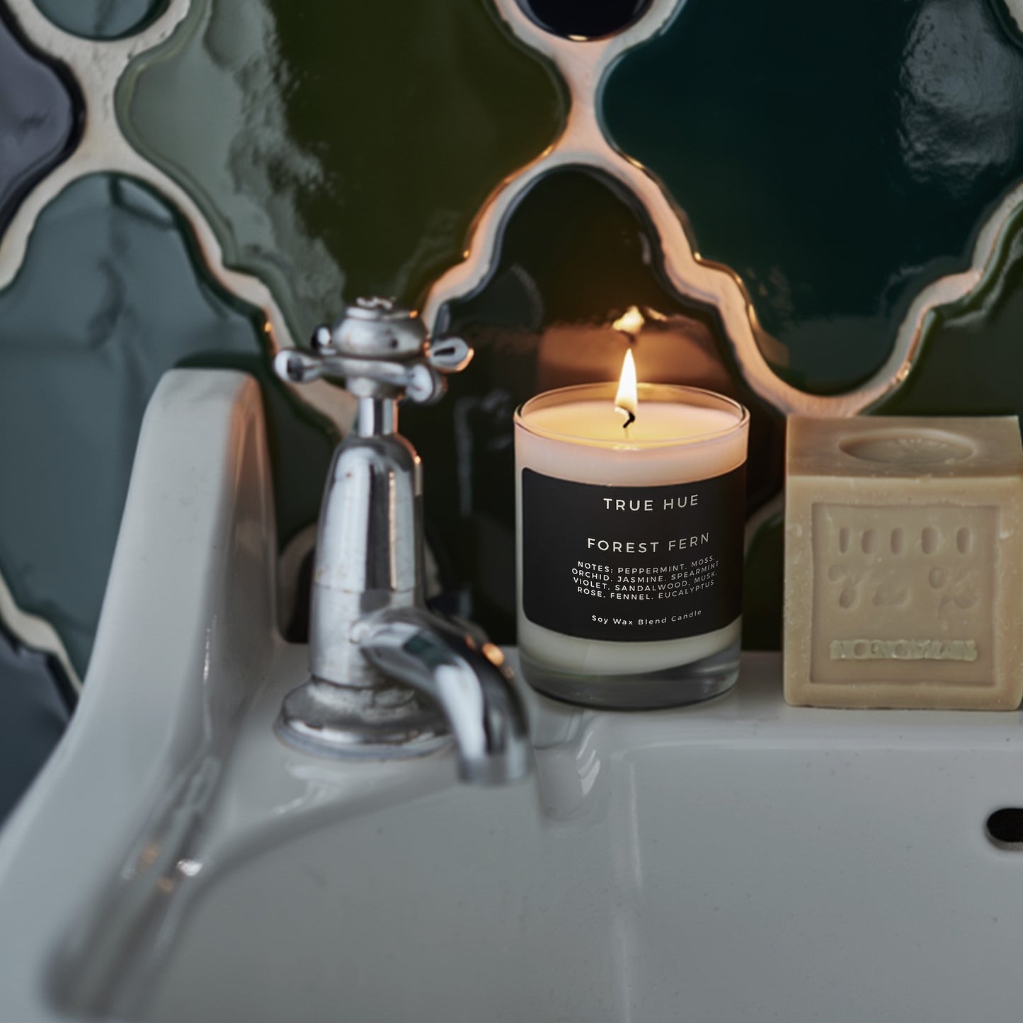 Forest Fern Mini Candle