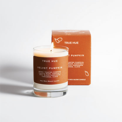 Velvet Pumpkin Mini Candle