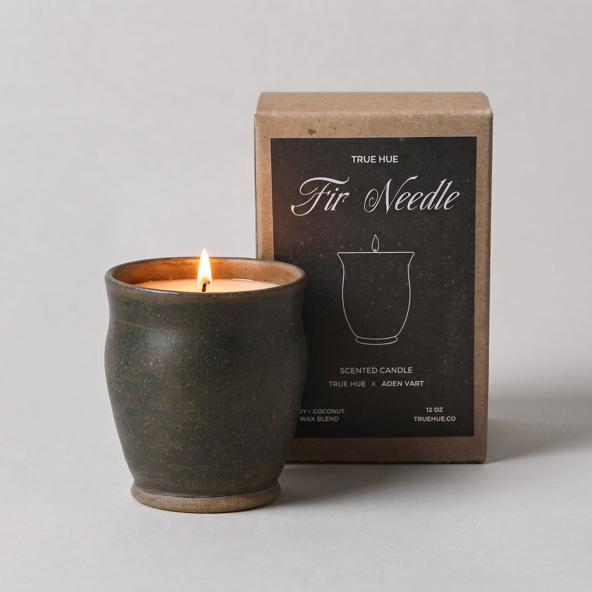 Ceramic Fir Needle Candle - True Hue x Aden Vart