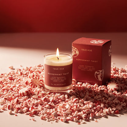 Peppermint Twist Mini Candle