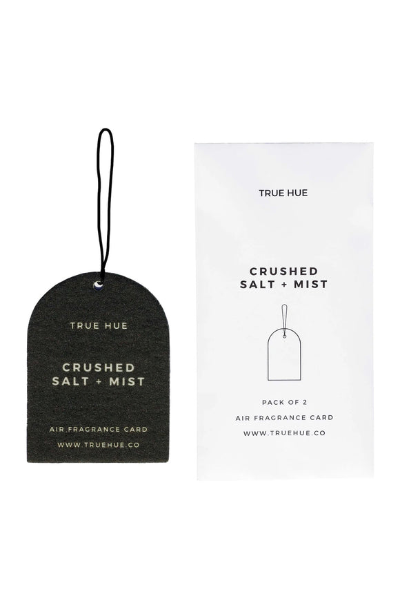 Crushed Salt + Mist Air Fragrance Card, Pack of Two